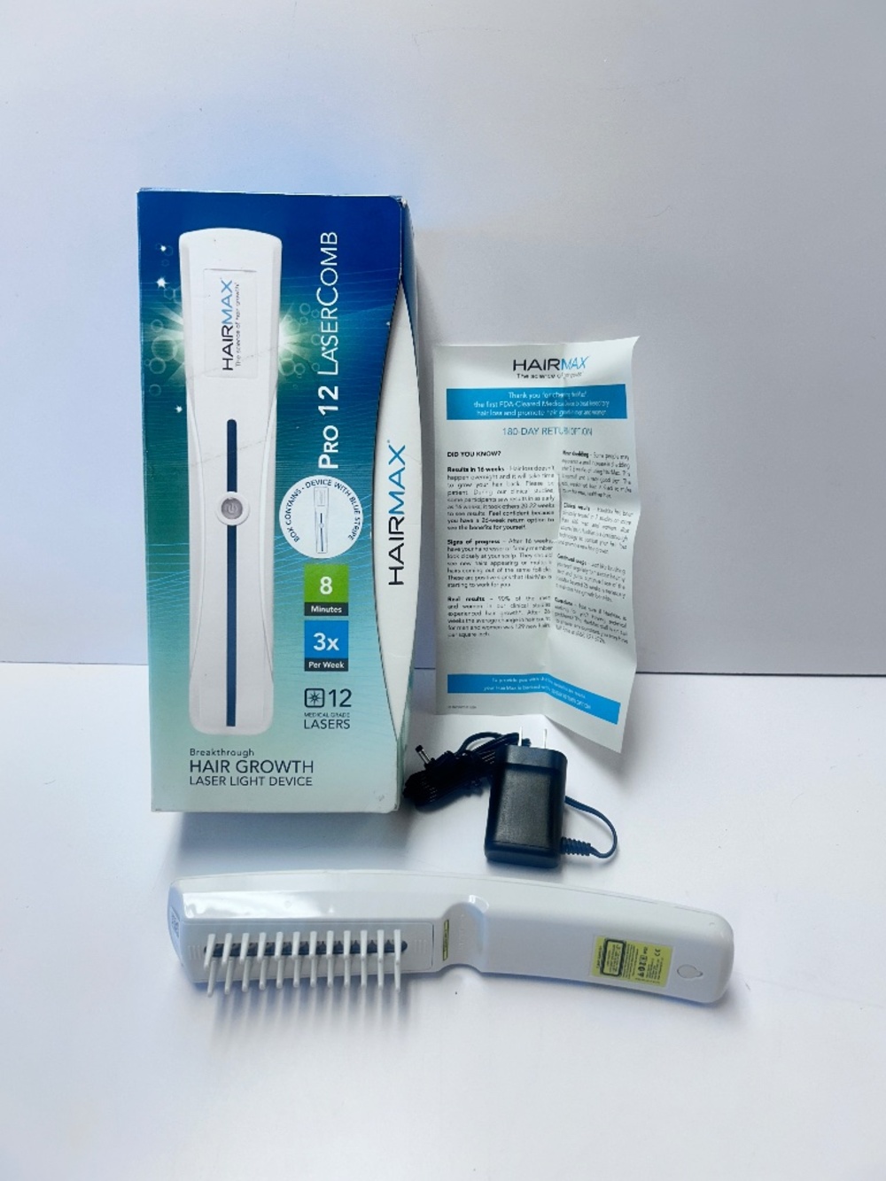 Hairmax Pro 12 Laser Comb Hair Growth Laser Light Device